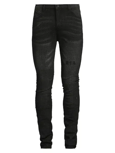 RTA Men's Bryant Slim-Fit Mid-Rise Jeans - Charcoal Crystals | Thumbnail 1 RTA Men's Bryant Slim-Fit Mid-Rise Jeans - Charcoal Crystals | Thumbnail 1
