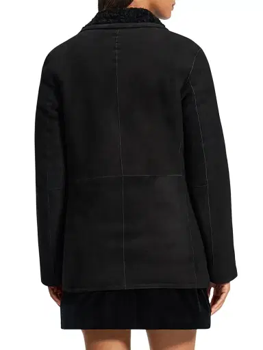Theory Women's Reversible Peacoat Double-Breasted Coat | Thumbnail 5 Theory Women's Reversible Peacoat Double-Breasted Coat | Thumbnail 5