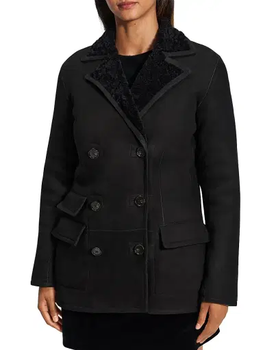Theory Women's Reversible Peacoat Double-Breasted Coat | Thumbnail 6 Theory Women's Reversible Peacoat Double-Breasted Coat | Thumbnail 6