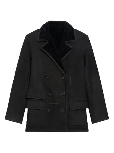 Theory Women's Reversible Peacoat Double-Breasted Coat | Thumbnail 1 Theory Women's Reversible Peacoat Double-Breasted Coat | Thumbnail 1