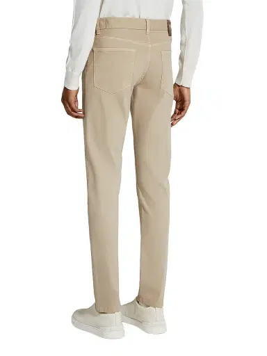Zegna Men's Stretch Cotton Roccia Jeans - Beige - Size 40 | Thumbnail 4 Zegna Men's Stretch Cotton Roccia Jeans - Beige - Size 40 | Thumbnail 4