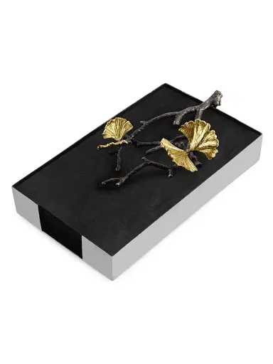 Michael Aram Butterfly Ginkgo Guest Towel Holder | Thumbnail 1 Michael Aram Butterfly Ginkgo Guest Towel Holder | Thumbnail 1
