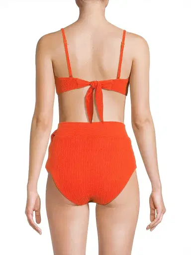 Change of Scenery Women's Nellie Textured Balconette Bikini Top - Flame Texture | Thumbnail 5 Change of Scenery Women's Nellie Textured Balconette Bikini Top - Flame Texture | Thumbnail 5