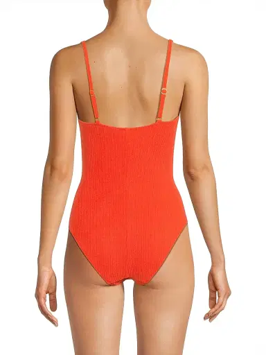 Change of Scenery Women's Textured Taylor One-Piece Swimsuit - Flame Texture | Thumbnail 5 Change of Scenery Women's Textured Taylor One-Piece Swimsuit - Flame Texture | Thumbnail 5