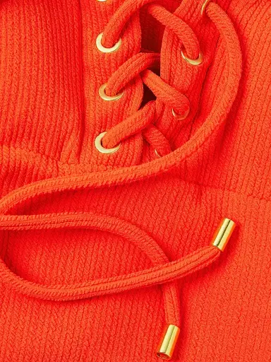 Change of Scenery Women's Textured Taylor One-Piece Swimsuit - Flame Texture | Thumbnail 6 Change of Scenery Women's Textured Taylor One-Piece Swimsuit - Flame Texture | Thumbnail 6