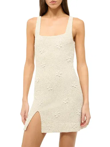 Staud Women's Le Sable Floral Beaded Minidress | Thumbnail 6 Staud Women's Le Sable Floral Beaded Minidress | Thumbnail 6