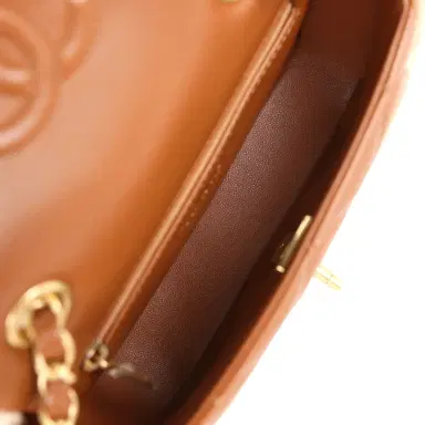 Chanel Chanel Mini Shearling Flap Bag Brown Lambskin Brushed Gold Hardware | Thumbnail 8 Chanel Chanel Mini Shearling Flap Bag Brown Lambskin Brushed Gold Hardware | Thumbnail 8