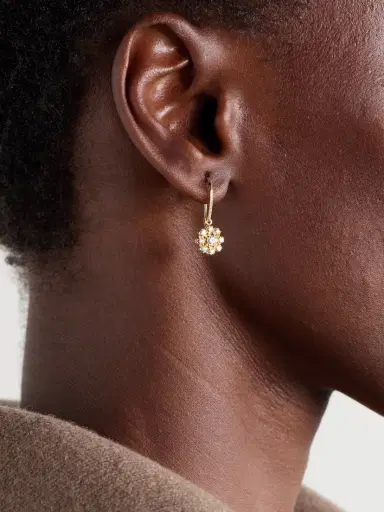 Jennifer Meyer Illusion Small 18-karat Gold Diamond Earrings | Thumbnail 2 Jennifer Meyer Illusion Small 18-karat Gold Diamond Earrings | Thumbnail 2