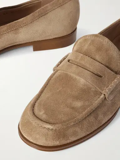 Gianvito Rossi Georgie Suede Loafers | Thumbnail 4 Gianvito Rossi Georgie Suede Loafers | Thumbnail 4