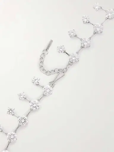 Completedworks Recycled Rhodium-plated Silver Cubic Zirconia Necklace | Thumbnail 3 Completedworks Recycled Rhodium-plated Silver Cubic Zirconia Necklace | Thumbnail 3