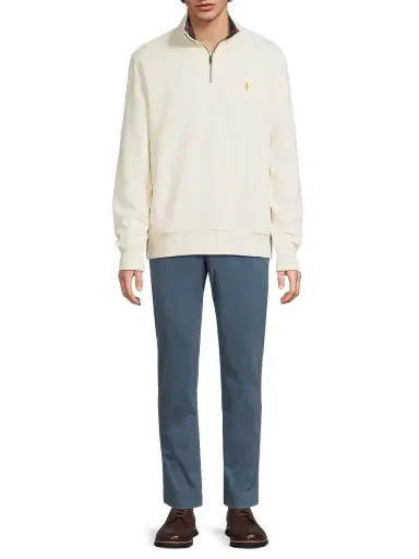 Polo Ralph Lauren Men's Jarrett Stretch-Slim-Fit Sateen Pants - Blue Corsair | Thumbnail 2 Polo Ralph Lauren Men's Jarrett Stretch-Slim-Fit Sateen Pants - Blue Corsair | Thumbnail 2