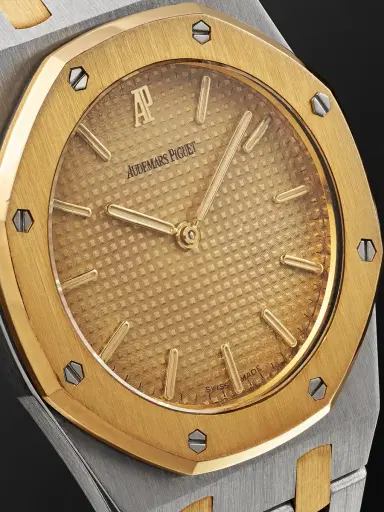 Windsor Pre-Owned 1992 Audemars Piguet Royal Oak 34mm Stainless Steel and 18-Karat Gold Watch, Ref. No. D63858 - Men | Thumbnail 5 Windsor Pre-Owned 1992 Audemars Piguet Royal Oak 34mm Stainless Steel and 18-Karat Gold Watch, Ref. No. D63858 - Men | Thumbnail 5