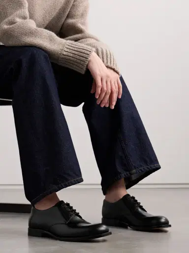 The Row Novus Leather Derby Shoes | Thumbnail 2 The Row Novus Leather Derby Shoes | Thumbnail 2
