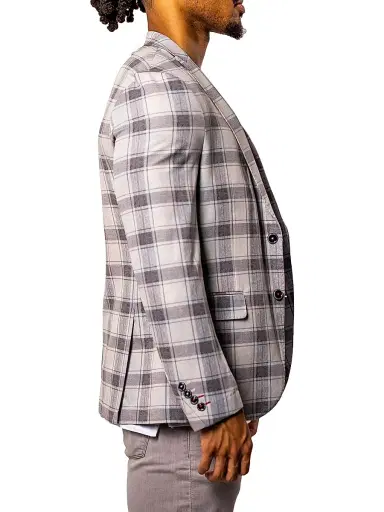 Maceoo Men's Unconstructed Descartes Blazer - Blue | Thumbnail 5 Maceoo Men's Unconstructed Descartes Blazer - Blue | Thumbnail 5