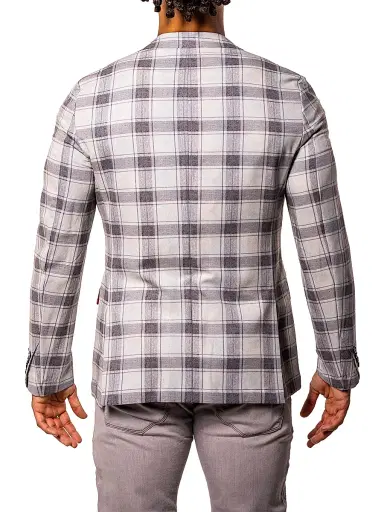 Maceoo Men's Unconstructed Descartes Blazer - Blue | Thumbnail 6 Maceoo Men's Unconstructed Descartes Blazer - Blue | Thumbnail 6