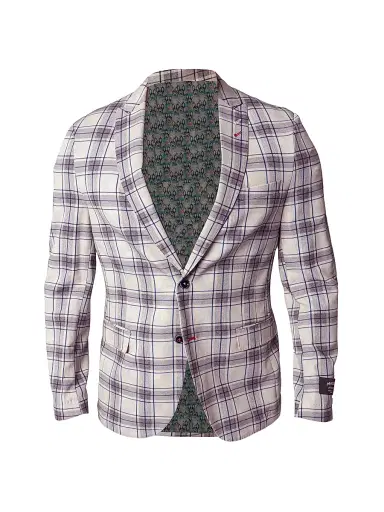 Maceoo Men's Unconstructed Descartes Blazer - Blue | Thumbnail 1 Maceoo Men's Unconstructed Descartes Blazer - Blue | Thumbnail 1