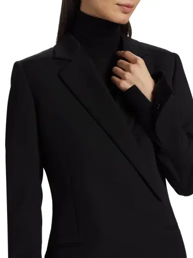 The Row Women's Lawrence Wool Jacket - Black | Thumbnail 5 The Row Women's Lawrence Wool Jacket - Black | Thumbnail 5