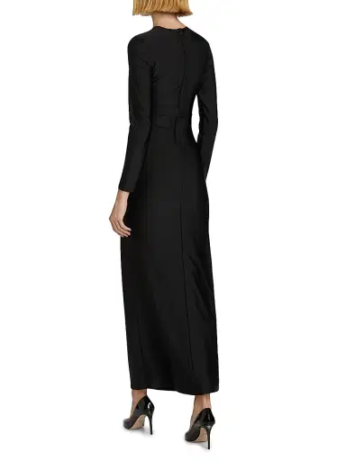 Michael Lo Sordo Women's Cuts Both Ways Maxi Dress - Black | Thumbnail 5 Michael Lo Sordo Women's Cuts Both Ways Maxi Dress - Black | Thumbnail 5
