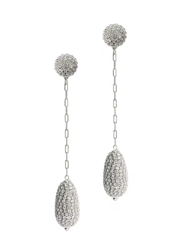 Saulé Women's Étoile Marcelle 18K-Gold-Plated & Rhinestone Earrings - Silver | Thumbnail 1 Saulé Women's Étoile Marcelle 18K-Gold-Plated & Rhinestone Earrings - Silver | Thumbnail 1