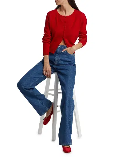 Reformation Women's Wilder High-Rise Wide-Leg Jeans - Cleary | Thumbnail 2 Reformation Women's Wilder High-Rise Wide-Leg Jeans - Cleary | Thumbnail 2