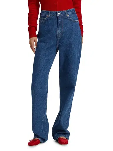 Reformation Women's Wilder High-Rise Wide-Leg Jeans - Cleary | Thumbnail 3 Reformation Women's Wilder High-Rise Wide-Leg Jeans - Cleary | Thumbnail 3