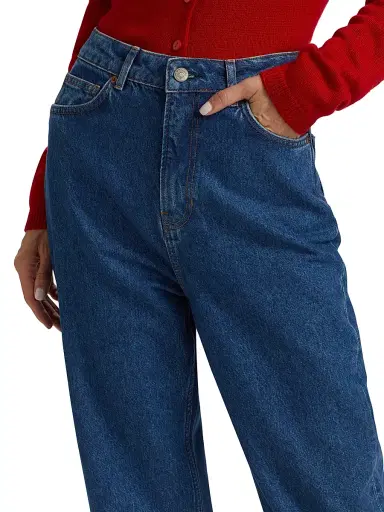 Reformation Women's Wilder High-Rise Wide-Leg Jeans - Cleary | Thumbnail 6 Reformation Women's Wilder High-Rise Wide-Leg Jeans - Cleary | Thumbnail 6