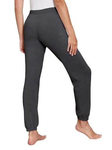 Barefoot Dreams Women's CozyChic Ultra Lite Knit Track Pants - Carbon | Thumbnail 3 Barefoot Dreams Women's CozyChic Ultra Lite Knit Track Pants - Carbon | Thumbnail 3