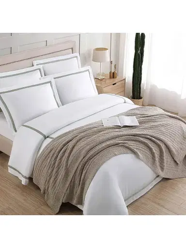 Sunday Citizen Snug Ribbed Bed Blanket - Taupe King | Thumbnail 3 Sunday Citizen Snug Ribbed Bed Blanket - Taupe King | Thumbnail 3