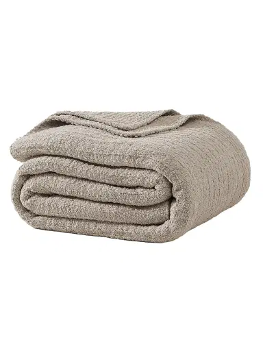 Sunday Citizen Snug Ribbed Bed Blanket - Taupe King | Thumbnail 1 Sunday Citizen Snug Ribbed Bed Blanket - Taupe King | Thumbnail 1