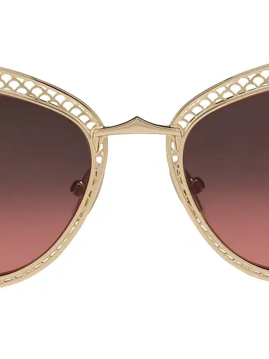 Christian Louboutin Women's Miss Z 54MM Cat-Eye Sunglasses - Gold Gradient | Thumbnail 5 Christian Louboutin Women's Miss Z 54MM Cat-Eye Sunglasses - Gold Gradient | Thumbnail 5
