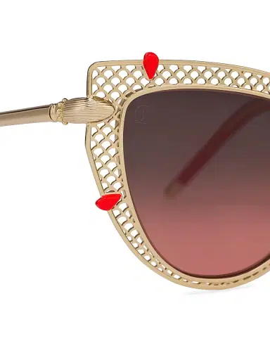 Christian Louboutin Women's Miss Z 54MM Cat-Eye Sunglasses - Gold Gradient | Thumbnail 6 Christian Louboutin Women's Miss Z 54MM Cat-Eye Sunglasses - Gold Gradient | Thumbnail 6