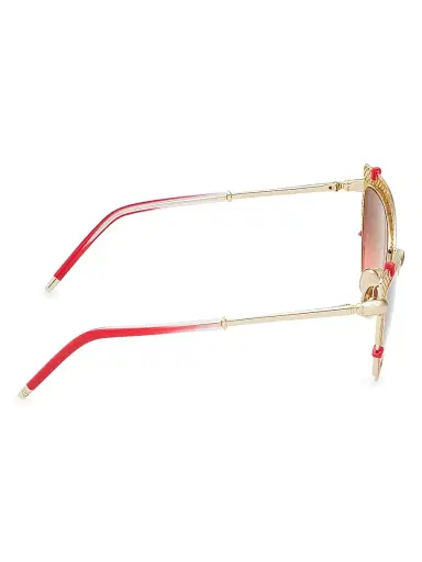 Christian Louboutin Women's Miss Z 54MM Cat-Eye Sunglasses - Gold Gradient | Thumbnail 7 Christian Louboutin Women's Miss Z 54MM Cat-Eye Sunglasses - Gold Gradient | Thumbnail 7
