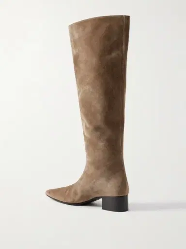Khaite Andee Suede Knee Boots | Thumbnail 3 Khaite Andee Suede Knee Boots | Thumbnail 3