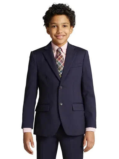 Polo Ralph Lauren Boy's Notch Lapel Two-Button Wool Suit - Classic Navy | Thumbnail 3 Polo Ralph Lauren Boy's Notch Lapel Two-Button Wool Suit - Classic Navy | Thumbnail 3