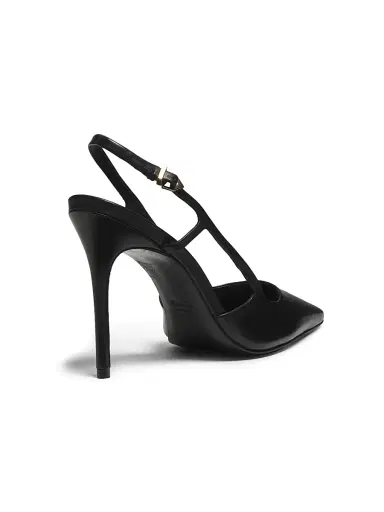Schutz Women's Boris 0MM Leather Slingback Pumps - Black | Thumbnail 3 Schutz Women's Boris 0MM Leather Slingback Pumps - Black | Thumbnail 3