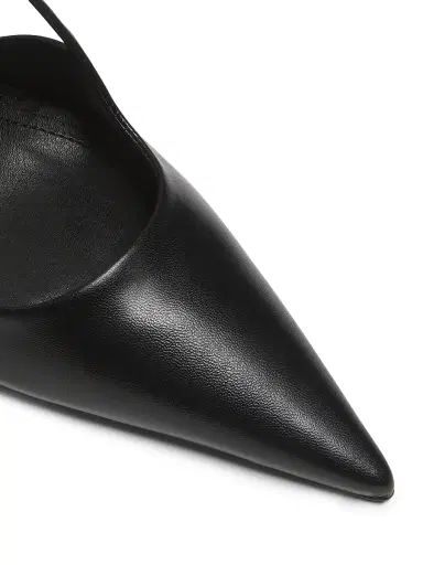 Schutz Women's Boris 0MM Leather Slingback Pumps - Black | Thumbnail 5 Schutz Women's Boris 0MM Leather Slingback Pumps - Black | Thumbnail 5