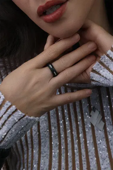 ROBERTO DEMEGLIO Alternating Gold Diamond Pura Stretch Ring | Thumbnail 4 ROBERTO DEMEGLIO Alternating Gold Diamond Pura Stretch Ring | Thumbnail 4