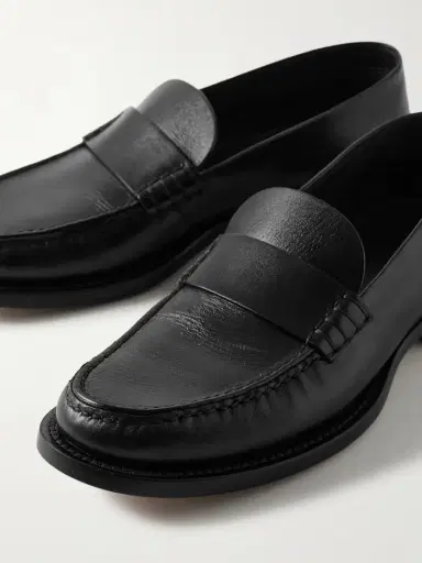 The Row Novus Leather Loafers | Thumbnail 3 The Row Novus Leather Loafers | Thumbnail 3