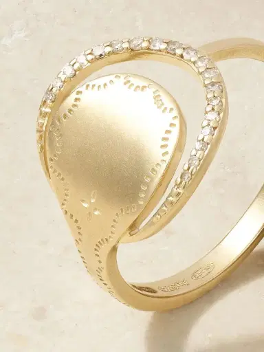 Pascale Monvoisin Rio 9-karat Gold Diamond Ring | Thumbnail 4 Pascale Monvoisin Rio 9-karat Gold Diamond Ring | Thumbnail 4