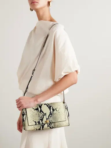 Khaite Audrey Snake-effect Leather Shoulder Bag | Thumbnail 2 Khaite Audrey Snake-effect Leather Shoulder Bag | Thumbnail 2
