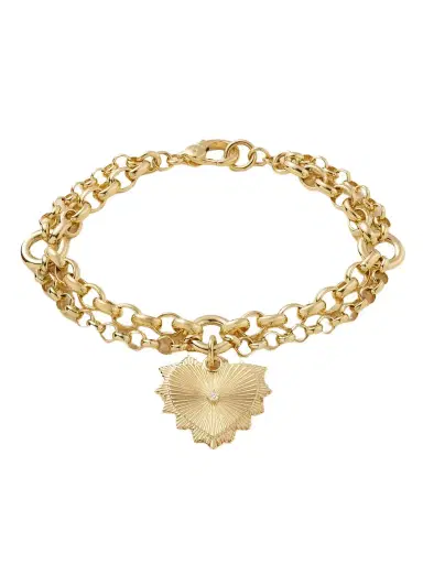 Foundrae True Love 18-karat Gold Diamond Bracelet | Thumbnail 1 Foundrae True Love 18-karat Gold Diamond Bracelet | Thumbnail 1