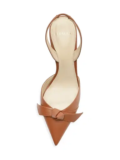 Alexandre Birman Women's Clarita Bell 85MM Leather Slingback Pumps - Espresso - Size 10 | Thumbnail 7 Alexandre Birman Women's Clarita Bell 85MM Leather Slingback Pumps - Espresso - Size 10 | Thumbnail 7