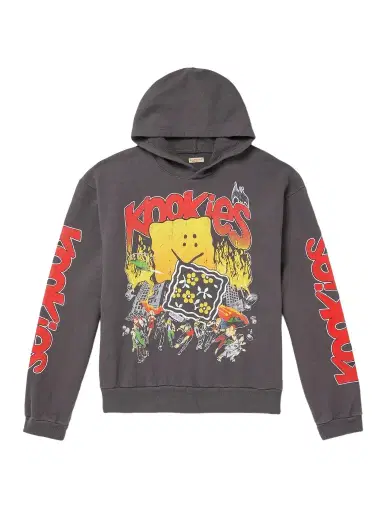 KAPITAL Buster Peckish Rainbowy Printed Cotton-Jersey Hoodie - Men | Thumbnail 1 KAPITAL Buster Peckish Rainbowy Printed Cotton-Jersey Hoodie - Men | Thumbnail 1