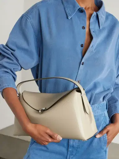 TOTEME T-lock Leather Shoulder Bag | Thumbnail 2 TOTEME T-lock Leather Shoulder Bag | Thumbnail 2