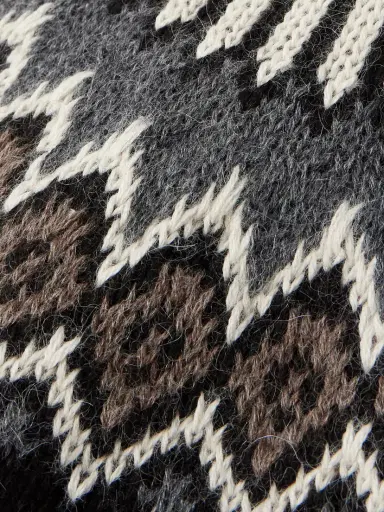 Chloé Fair Isle Alpaca, Merino Wool And Cashmere-blend Sweater | Thumbnail 5 Chloé Fair Isle Alpaca, Merino Wool And Cashmere-blend Sweater | Thumbnail 5