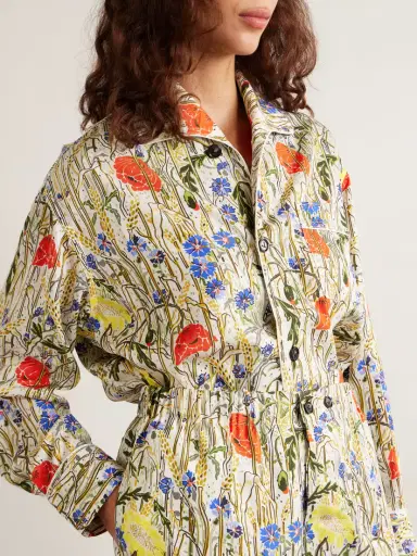 Bottega Veneta Floral-print Satin-twill Shirt And Pants Set | Thumbnail 5 Bottega Veneta Floral-print Satin-twill Shirt And Pants Set | Thumbnail 5