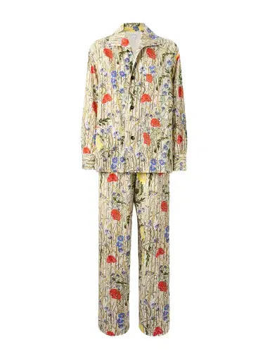 Bottega Veneta Floral-print Satin-twill Shirt And Pants Set | Thumbnail 1 Bottega Veneta Floral-print Satin-twill Shirt And Pants Set | Thumbnail 1
