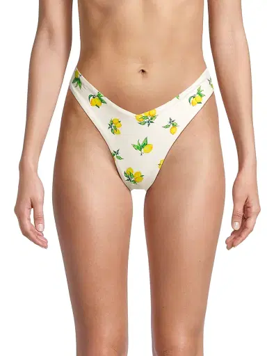 WeWoreWhat Women's Delilah Bikini Bottom - Off White Multi | Thumbnail 3 WeWoreWhat Women's Delilah Bikini Bottom - Off White Multi | Thumbnail 3