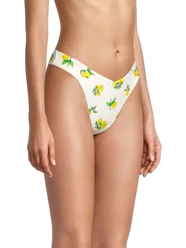 WeWoreWhat Women's Delilah Bikini Bottom - Off White Multi | Thumbnail 4 WeWoreWhat Women's Delilah Bikini Bottom - Off White Multi | Thumbnail 4