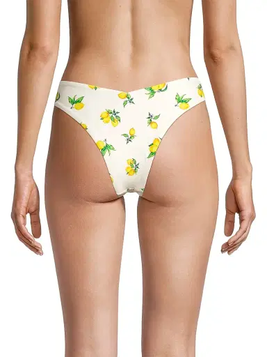 WeWoreWhat Women's Delilah Bikini Bottom - Off White Multi | Thumbnail 5 WeWoreWhat Women's Delilah Bikini Bottom - Off White Multi | Thumbnail 5